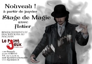 Affiche-Stage de Magie-Le Point Jeux