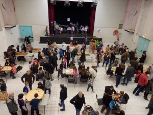 Prestation jeux en bois géants - festival des jeux de viviers