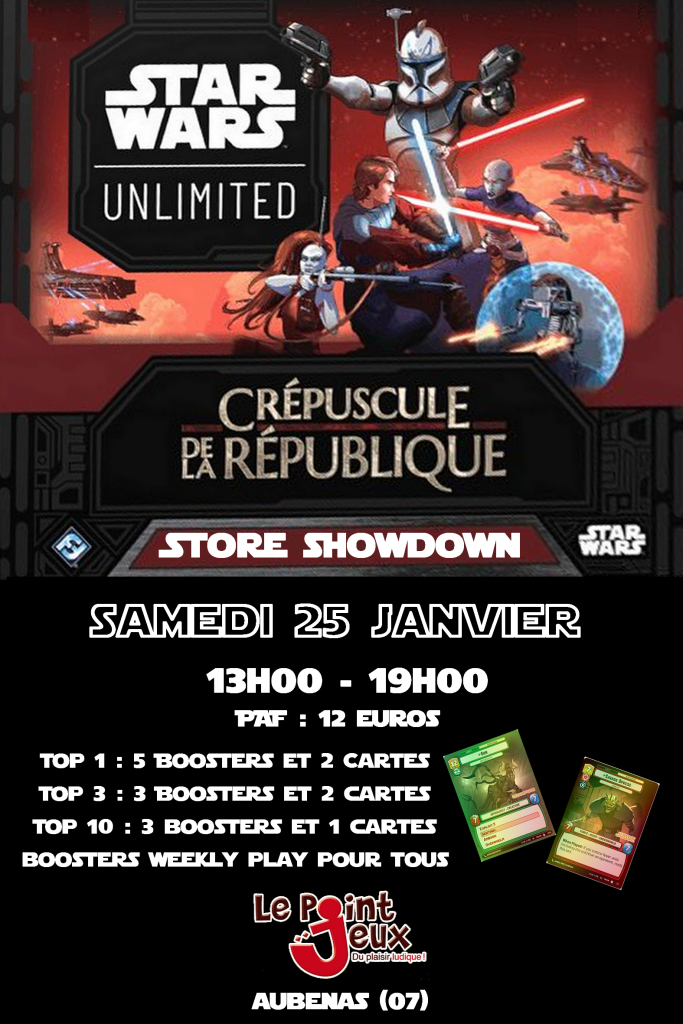 SWU - Store Showdown 25-01-25