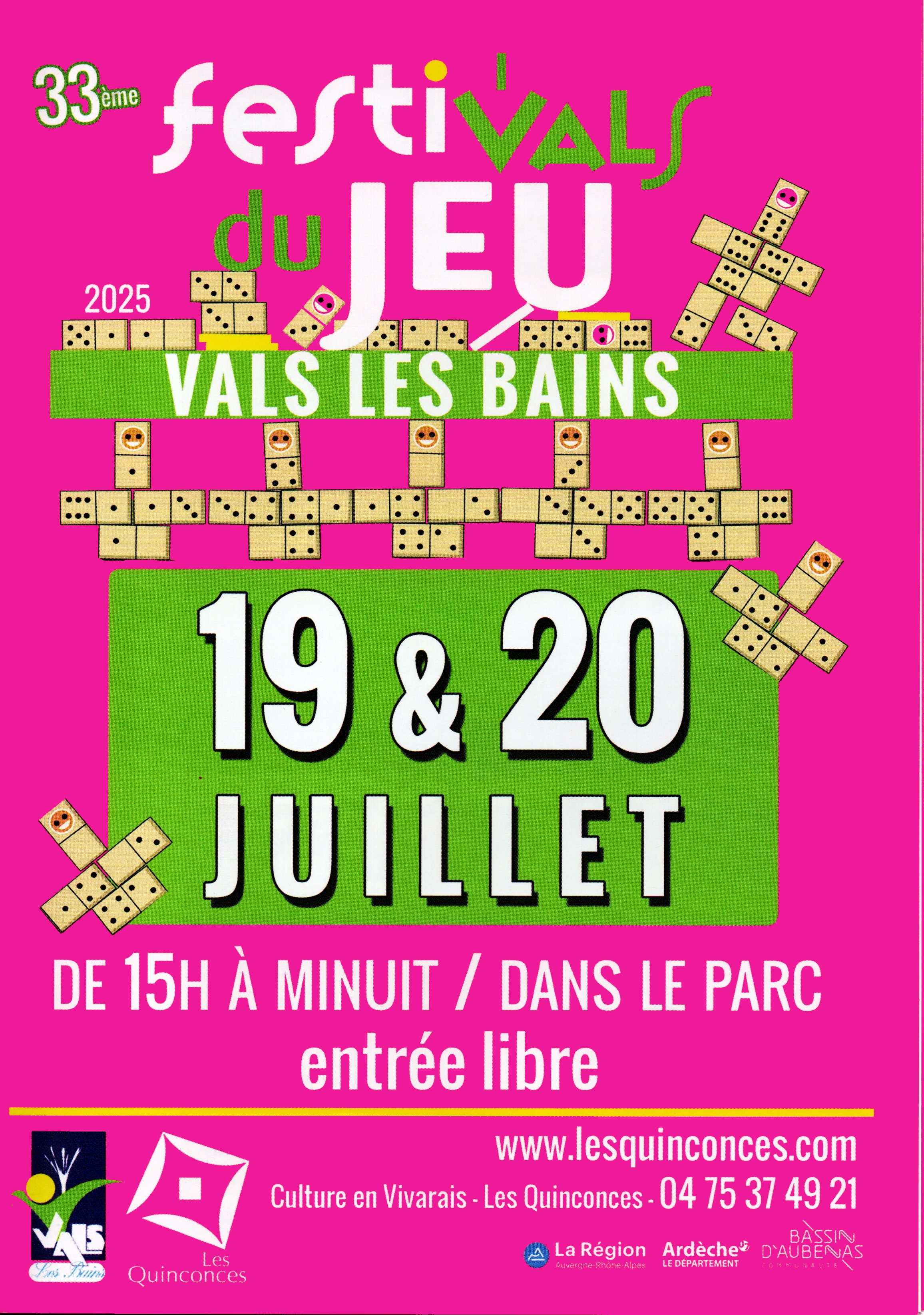 Festi’Vals du Jeu – 19 & 20 juillet 2025