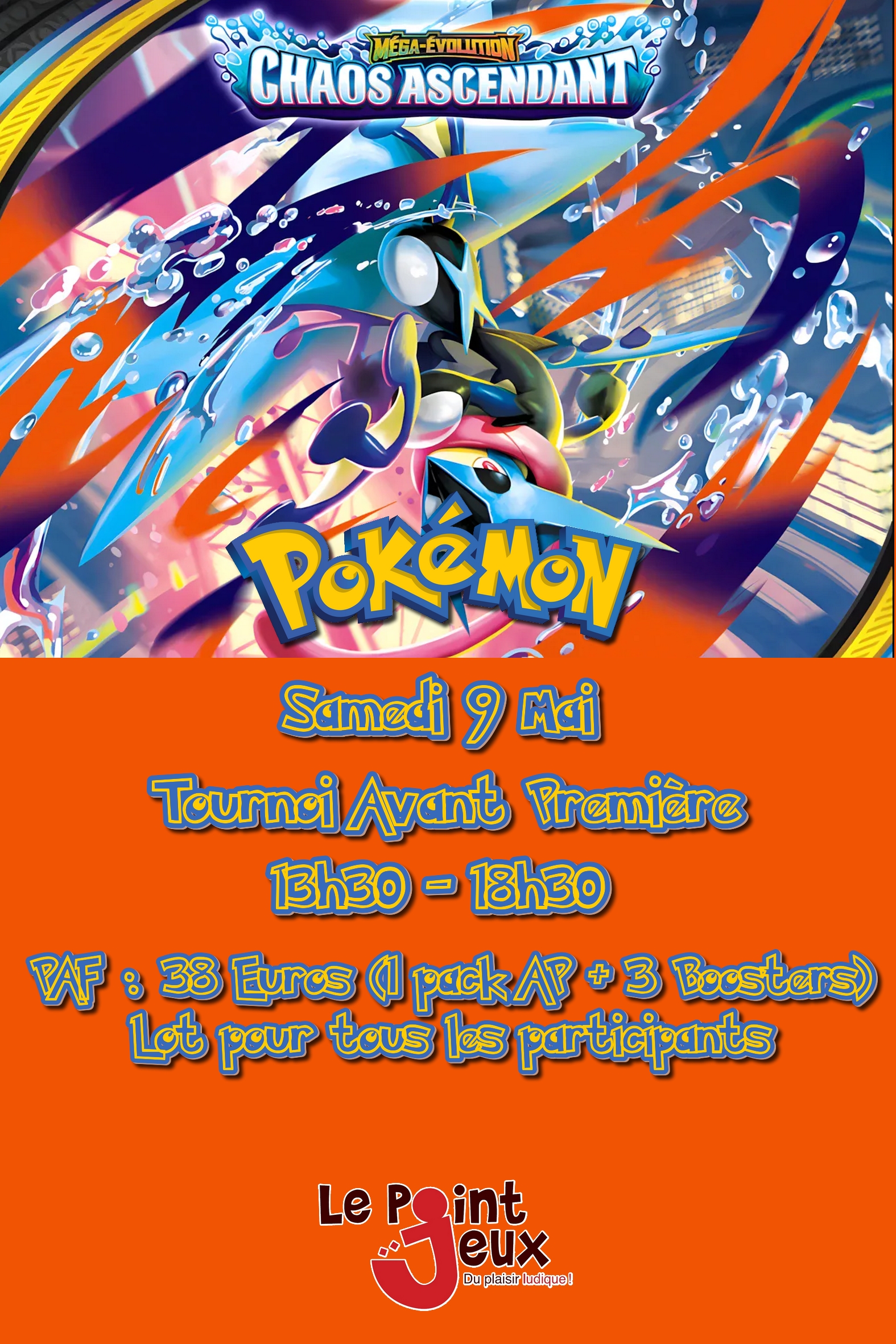 Tournoi Avant Première Pokémon Chaos Ascendant