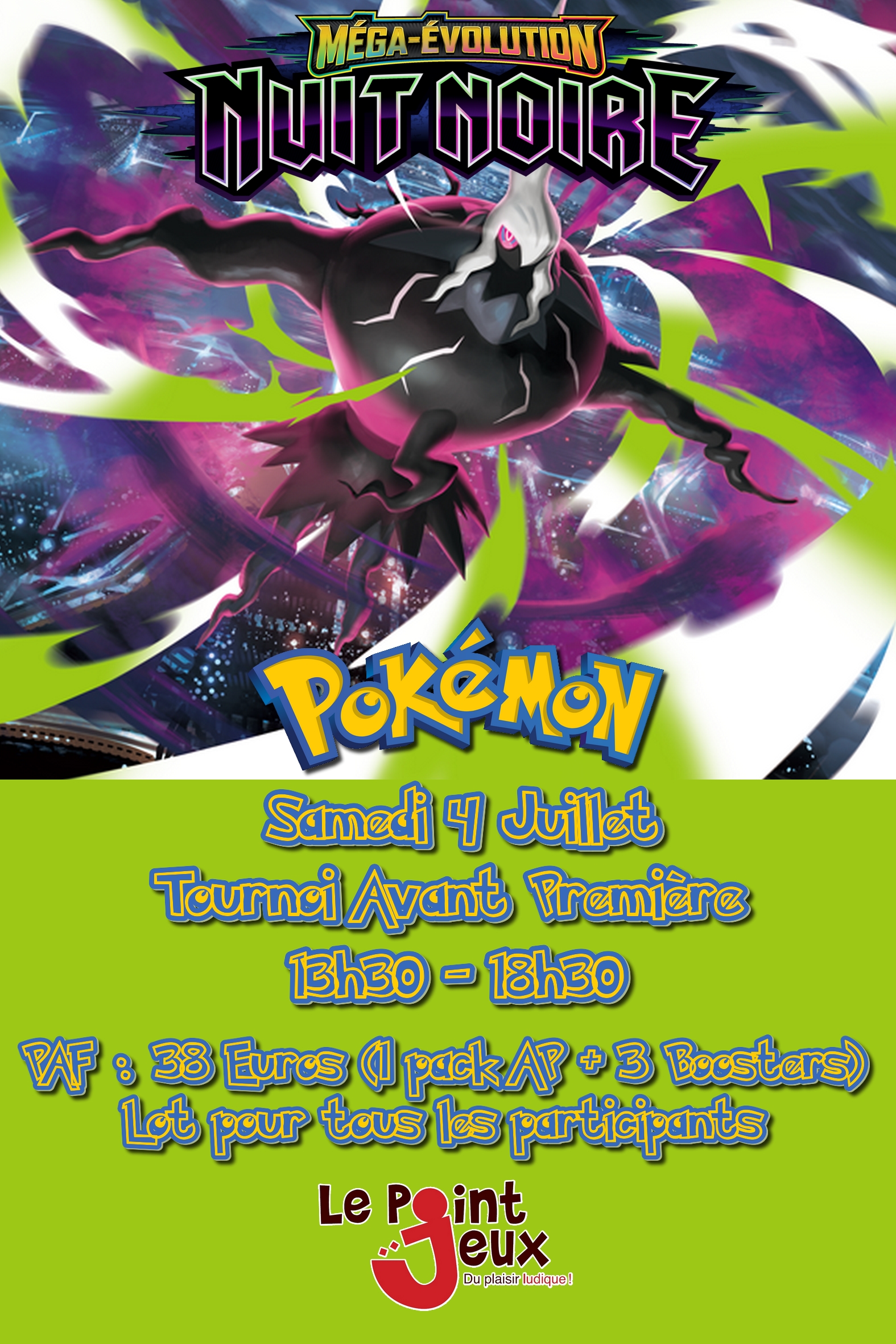 Avant Première Pokémon Méga-evolution Nuit Noire