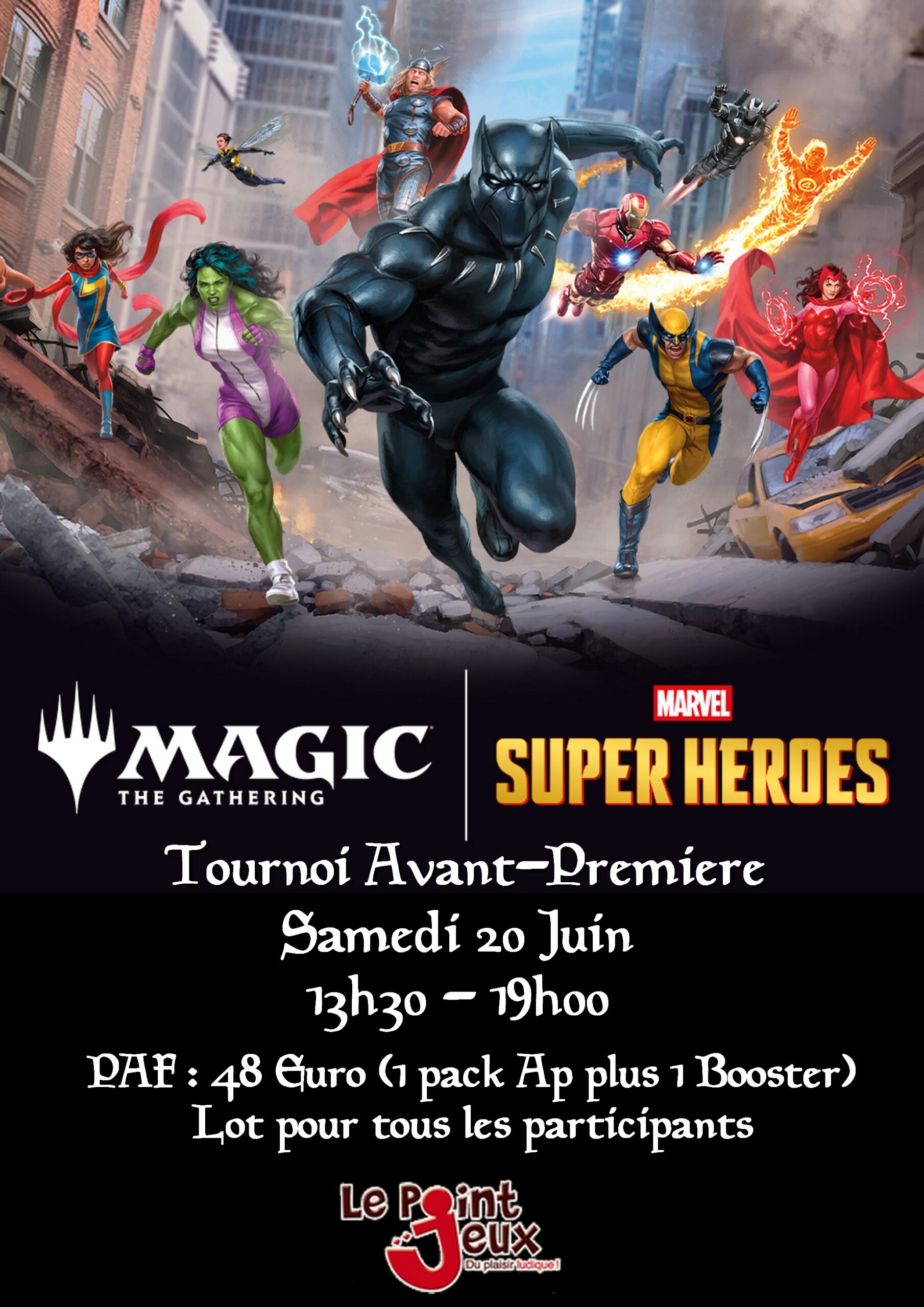 Tournoi Avant-Première MTG : Marvel Super Héros