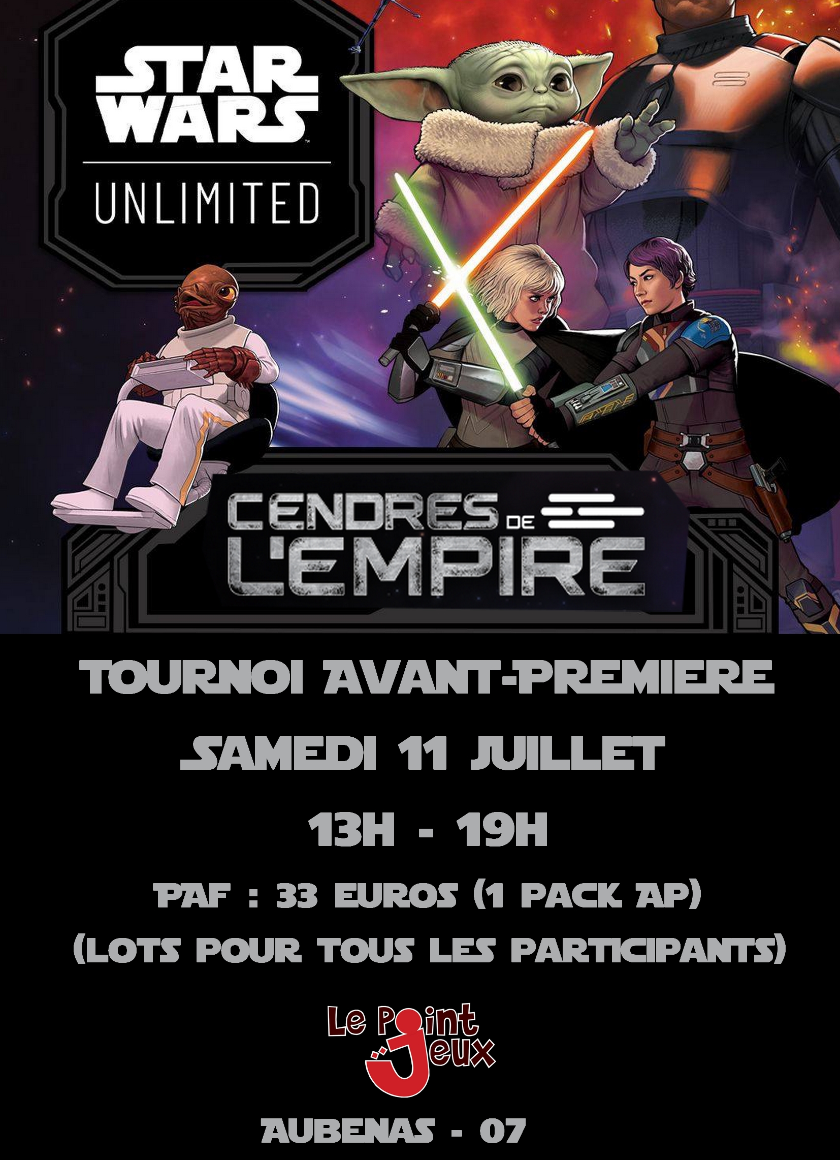 Tournoi SWU Cendres de l&rsquo;Empire